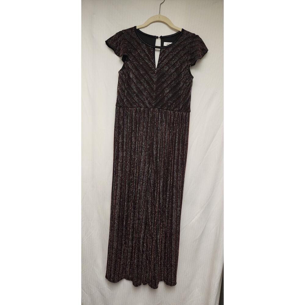 Honey and Rossie Metallic Gold/Red Jumpsuit Size 16 - Picture 2 of 7